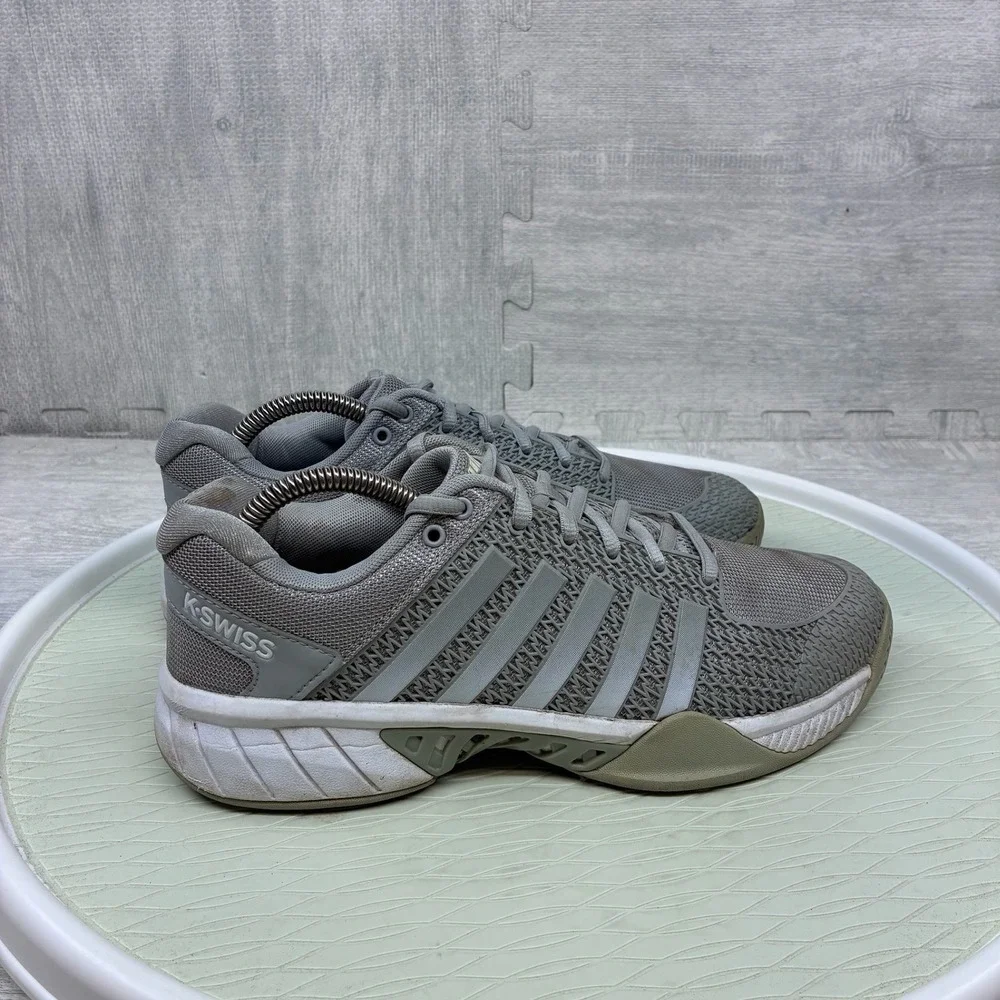 K-Swiss Express Light Pickleball Shoes Women's 9.5 Gray Athletic 96563-072-M